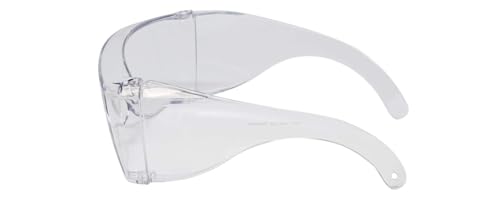 Calabria 3000 Fitover Safety Glasses with Uni-Lens – [Clear - 3 Pack] Wrap Around Eye Protection | Anti-Fog Scratch Resistant | Protective Eyewear - color: Clear 3-pack