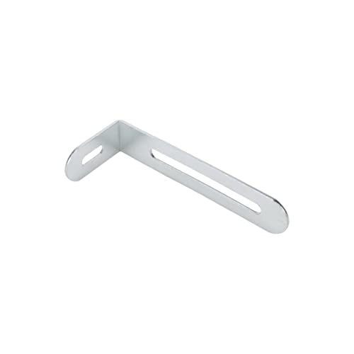 KUMGROT 10pcs L Shape Corner Brace Adjustable Corner Bracket with Slot Heavy Duty Shelf Bracket for Case Furniture 76×30×15mm/3×1.18×0.59in Silver - size: 76mm-Silver, style: L-shaped Brackets