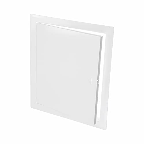 10" x 12" White Metal Access Panel, Service Shaft Door, Plumbing, Electricity Heating Alarm Wall for Drywall, Bathroom Services Hole Cover, Wall Covering - size: 10" X 12"