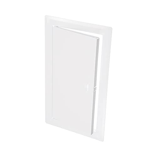 6" x 12" White Metal Access Panel, Service Shaft Door, Plumbing, Electricity Heating Alarm Wall for Drywall, Bathroom Services Hole Cover, Wall Covering - size: 6x12 Inch