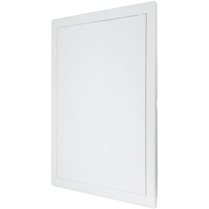 Vent Systems White ABS Plastic Access Panel 12 x 16 Inch (Cut-Out) - Access Panel with Door for Drywall, Wall, Ceiling - Electrical and Plumbing Service Inspection Door for Indoor Use - size: 12 X 16 Inch / 300 X 400 Mm