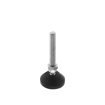 Adjustable Leveling Feet, Furniture Glide Swivel Leveling, 4PCS Swivel Furniture Levelers Legs, Heavy Duty Table Leg Extenders Glide for Chairs Workbench Cabinets Workbench Shelving Rack - size: M12 × 50mm × 100mm