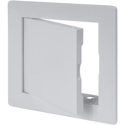 Vent Systems 4 x 4 Inch (Cut-Out) White ABS Plastic Access Panel - Access Door for Drywall, Wall, Ceiling - Electrical, Plumbing Service Wall Hole Cover - Inspection Door - 5.3 x 5.3 Inch (Outer) - size: 4 X 4 Inch / 100 X 100 Mm