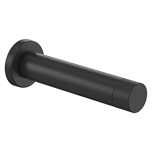 National Hardware N830-529 Cooper Door Stop, 3", Matte Black with Matte Black Tip - color: Matte Black with Matte Black Tip