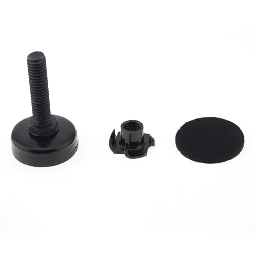 8 Packs Heavy Duty Adjustable Leveling Feet, Furniture Levelers, T-Nut Kit 3/8”-16 Thread, Furniture Leg Levelers for Table Chair Sofa Desk Cabinet,Supports 2640LBs