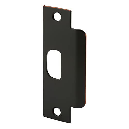 Prime-Line U 11200 Door Strike Commercial ASA 1-1/4 x 4-7/8 In. with Screws Classic Bronze Finish (Single Pack)