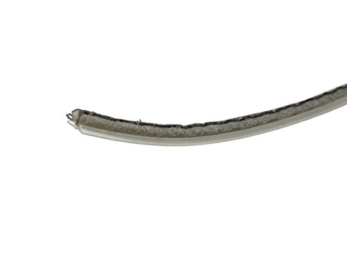 WRS .150" Pile Height x .270" Backing Fin Seal Weatherstripping for Windows – Window Channel Weather Stripping Replacement, Low Friction Seal for Vinyl & Aluminum Windows (24 ft Roll) - color: 24 Ft Roll - Grey (.270" x .150")
