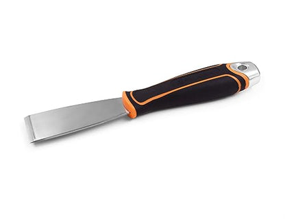ROLLINGDOG 1.5 Inch Stiff Putty Knife - Stainless Steel Chisel Paint Scraper Tool for Wallpaper Stripping - color: 1.5" Putty Knife