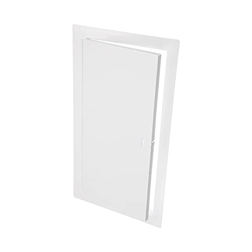 8" x 16" White Metal Access Panel, Service Shaft Door, Plumbing, Electricity Heating Alarm Wall for Drywall, Bathroom Services Hole Cover, Wall Covering - size: 8" x 16"