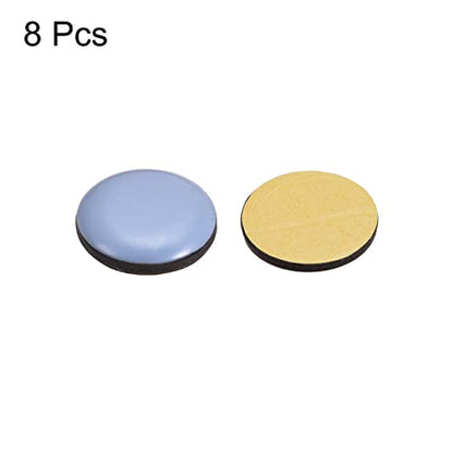 uxcell 63/64-Inch Round PTFE Furniture Sliders, Adhesive Self Stick for Wood Floors, Ceramic Tile and Carpeting 8pcs - size: 63/64-Inch
