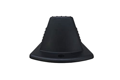 Shepherd Hardware 3762E Heavy Duty Jumbo Hard Plastic Door Wedge, Black - color: Black