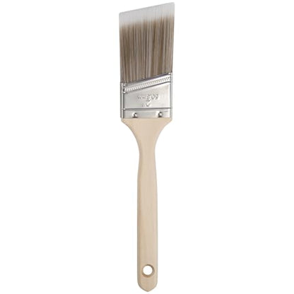 Mister Rui Paint Brush, 2 Inch Angled Paint Brush Professional Sash Brush for Trim, Cabinets, Door, Ergonomic Long Handle, Smooth Finish for Oil & Latex Paint - size: 1PCS, 2" Angled