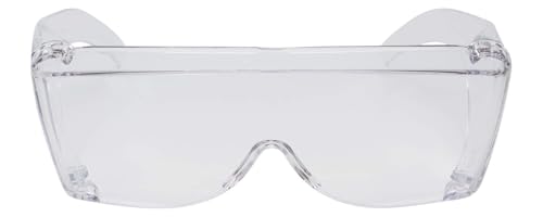 Calabria 3000 Fitover Safety Glasses with Uni-Lens – [Clear - 3 Pack] Wrap Around Eye Protection | Anti-Fog Scratch Resistant | Protective Eyewear - color: Clear 3-pack