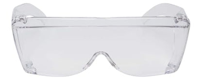 Calabria 3000 Fitover Safety Glasses with Uni-Lens – [Clear - 3 Pack] Wrap Around Eye Protection | Anti-Fog Scratch Resistant | Protective Eyewear - color: Clear 3-pack