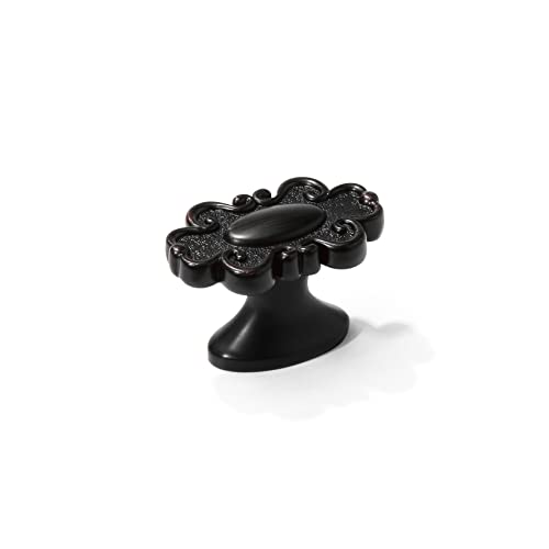 Vintage Dresser Knobs Oil Rubbed Bronze Cabinet Knobs and Pulls Single Hole Knobs for Cabinets and Drawers Dresser Knobs Dresser Pulls,2 Pack - color: Oil Rubbed Bronze, size: 2 Pack, style: Vintage