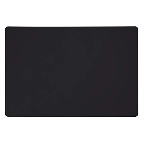 Gartful Silicone Mats for Kitchen Counter, Large Silicone Countertop Protector 25" by 17", Nonskid Heat Resistant Desk Saver Pad, Multipurpose Mat, Placemat, Black - color: Black, size: L-25"x 17"x 0.03"
