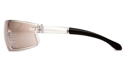 Pyramex Provoq Safety Eyewear Blue Mirror Lens Black Temples - color: Black