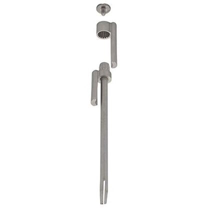 Nuk3y Door Saver 2 II Hinge Pin Stop Fits All 3"" to 4-1/2"" Residential Hinges (Satin Nickel) - color: Satin Nickel