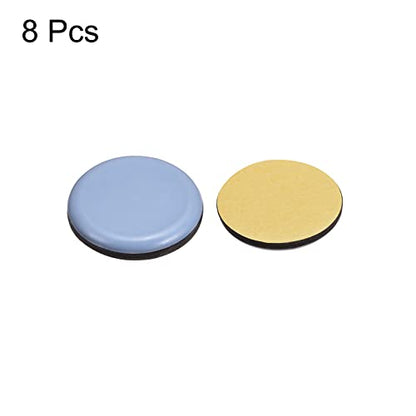uxcell 1 1/2-Inch Round PTFE Furniture Sliders, Adhesive Self Stick for Wood Floors, Ceramic Tile and Carpeting 8pcs - size: 1 1/2-inch