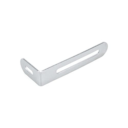 KUMGROT 10pcs L Shape Corner Brace Adjustable Corner Bracket with Slot Heavy Duty Shelf Bracket for Case Furniture 76×30×15mm/3×1.18×0.59in Silver - size: 76mm-Silver, style: L-shaped Brackets