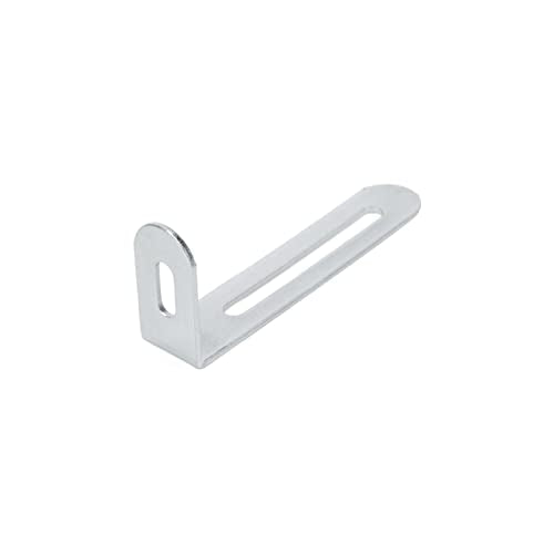 KUMGROT 10pcs L Shape Corner Brace Adjustable Corner Bracket with Slot Heavy Duty Shelf Bracket for Case Furniture 76×30×15mm/3×1.18×0.59in Silver - size: 76mm-Silver, style: L-shaped Brackets