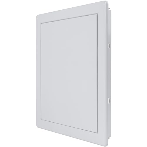 Vent Systems White ABS Plastic - Access Panel 8 x 10 Inch - Access Panel with Door for Drywall, Wall and Ceiling Electrical and Plumbing Service Wall Hole Cover - Exterior Dimensions 8.6x10.6 Inches - size: 8 X 10 Inch / 200 X 250 Mm