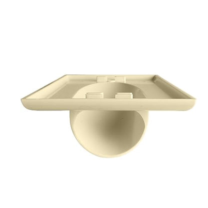 Single Gang Bundled Cable Wall Plate, Ivory - color: Ivory