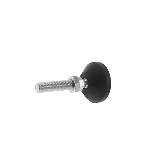 Adjustable Leveling Feet, Furniture Glide Swivel Leveling, 4PCS Swivel Furniture Levelers Legs, Heavy Duty Table Leg Extenders Glide for Chairs Workbench Cabinets Workbench Shelving Rack - size: M8 × 50mm × 50mm