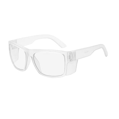 TransitionSafetyGlaseswith ANSI Z87+ImpactApproved Wraparound&Anti Bluelight UV400 - color: Matte Clear