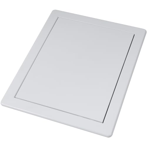 Vent Systems White ABS Plastic - Access Panel 8 x 10 Inch - Access Panel with Door for Drywall, Wall and Ceiling Electrical and Plumbing Service Wall Hole Cover - Exterior Dimensions 8.6x10.6 Inches - size: 8 X 10 Inch / 200 X 250 Mm
