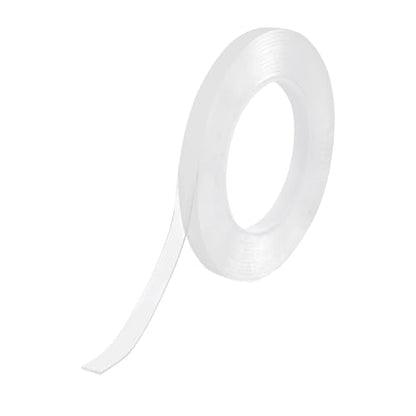 Strong Double Sided Mounting Tape, Heavy Duty Adhesive Tape, Clear Removable Tape for Home, Office, DIY - Multipurpose, Strong Hold, Damage-Free Wall Hanging Strips(0.4in, 10ft) - size: 1/25'' x 0.4'' x 10'
