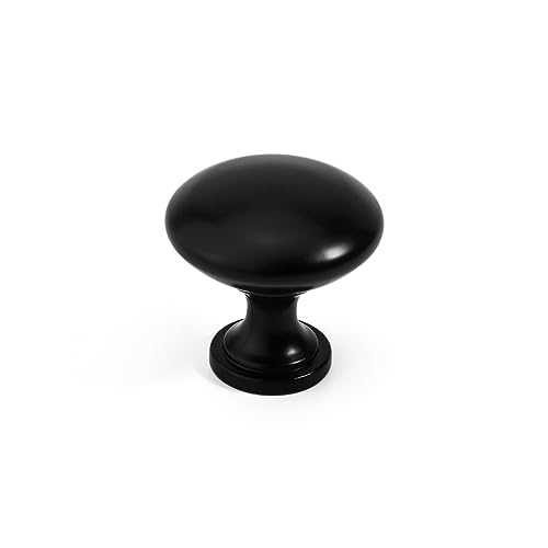 Drawer Knobs Matte Black Cabinet Knobs and Pulls Single Hole Knobs for Cabinets and Drawers Dresser Knobs Kitchen Cabinet Hardware,10 Pack - color: Matt Black, size: 10 Pack, style: Modern