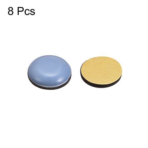 uxcell 55/64-Inch Round PTFE Furniture Sliders, Adhesive Self Stick for Wood Floors, Ceramic Tile and Carpeting 8pcs - size: 55/64-Inch