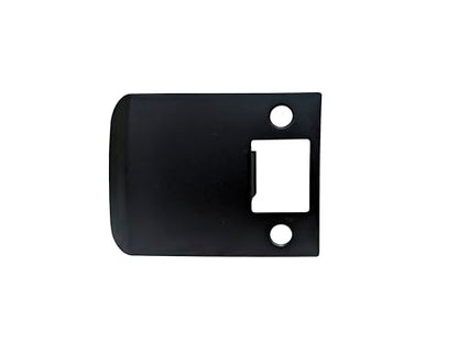 QCAA Solid Brass Extended Lip Strike, 3''X2-1/4", Matte Black, 1 Pack, Made in Taiwan - color: Matte Black(3"), size: 1 Pack
