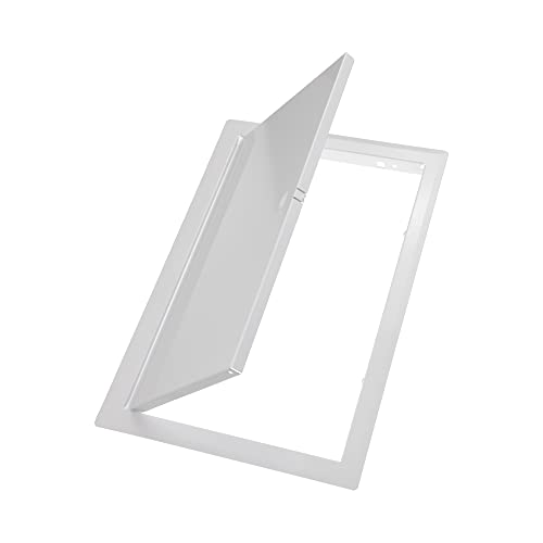 Vent Systems Access Panel for Drywall 10 x 16 Inch - Wall Hole Cover Plate - Metal Access Door with Handle - Plumbing Access Panel for Drywall - Service Shaft Crawl Space Door - Wall Access Panel - size: 10'' x 16''