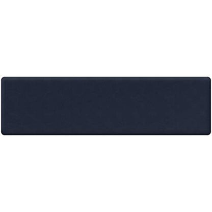 NewLife by GelPro Anti-Fatigue Nonslip 1/2" Thick Hard Floor Utility Mat for Garage, Patio and Kitchen, 20" x 72", Leather Grain Navy - color: Leather Grain Navy