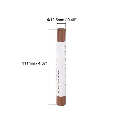uxcell Wood Wax Filler Stick, Furniture Crayons Wooden Repair Wax Filler Stick Touch Up Wax Paint Pens for Scratches Holes Floor Laminate Tables Desks, Dark Reddish - color: Dark Reddish