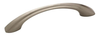 Amerock | Cabinet Pull | Satin Nickel | 3-3/4 inch (96 mm) Center to Center | Vaile | 10 Pack | Drawer Pull | Drawer Handle | Cabinet Hardware - color: Satin Nickel, size: 3-3/4 inch (96mm) Center-to-Center, style: 10 Pack