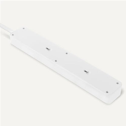 Amazon Basics Surge Protector Power Strip, 6-Outlet, 790 Joules, 6ft Extension Cord, Safety Shutters, White