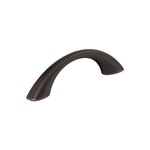 Amerock Vaile 3 inch (76mm) Center-to-Center Oil-Rubbed Bronze Cabinet Pull - 25 Pack - color: Oil Rubbed Bronze, size: 3 inch (76mm) Center-to-Center, style: 25 Pack