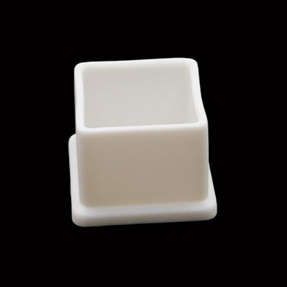 Antrader 12PCS White Furniture Pads,1" x 1" Rubber PVC Furniture Leg Caps,Table Chair Leg Foot End Caps Covers Protectors - color: White, size: 1" x 1"