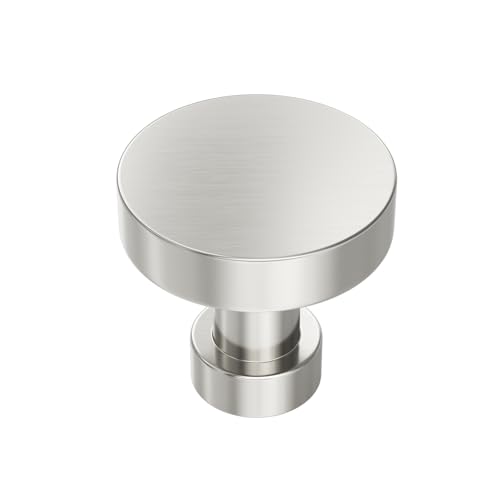 20 Pack Cabinet Knobs Brushed Nickel Drawer Knobs Solid Dresser Knobs for Dresser Drawers - color: Brushed Nickel, size: 20 Pack