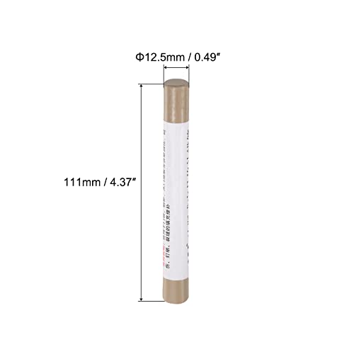 uxcell Wood Wax Filler Stick, Furniture Crayons Wooden Repair Wax Filler Stick Touch Up Wax Paint Pens for Scratches Holes Floor Laminate Tables Desks, Medium Wood Brown - color: Medium Wood Brown