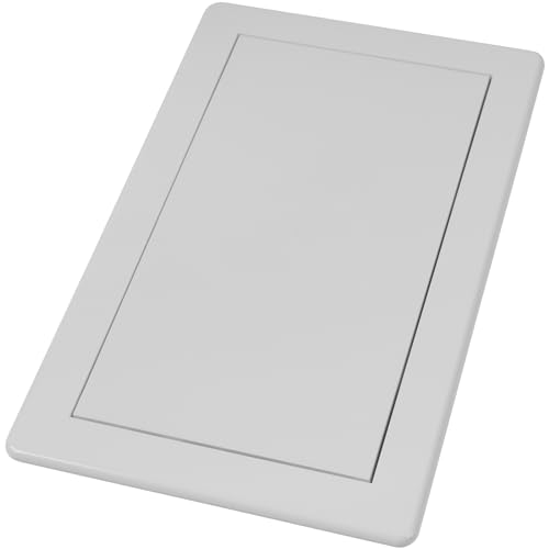 Vent Systems White ABS Plastic - Access Panel 6 x 10 Inch (Cut-Out) - Access Panel with Door for Drywall, Wall and Ceiling Electrical and Plumbing Service Wall Hole Cover - size: 6 X 10 Inch / 150 X 250 Mm