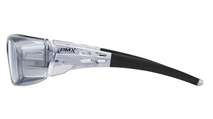 Pyramex Safety - SG9810R20 Emerge Plus Readers Safety Glasses, 2.0, Clear Full Reader Lens - color: Clear Reader Lens 2.0 Diopters/ Translucent Gray Frame