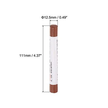uxcell Wood Wax Filler Stick, Furniture Crayons Wooden Repair Wax Filler Stick Touch Up Wax Paint Pens for Scratches Holes Floor Laminate Tables Desks, Deep Metallic Red - color: Deep Metallic Red
