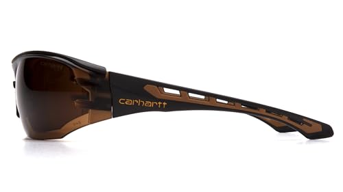 Carhartt Gear CHB818ST Easley™ Sandstone Bronze Anti-Fog Lens - One Size Fits All - Black/Tan - color: Sandstone Bronze Lens