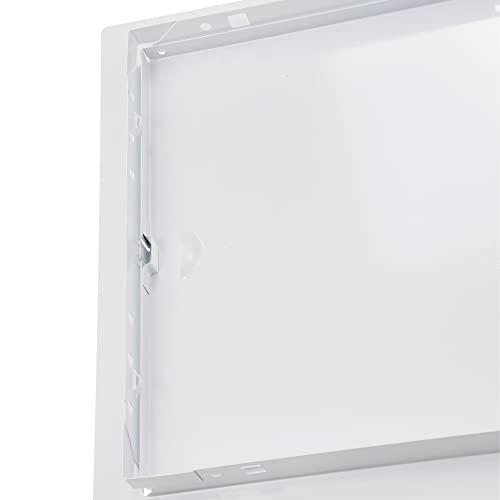 10" x 10" White Metal Access Panel - Wall Access Panel for Drywall - Hidden Wire Cover for Wall Covering Panels - Plumbing, Electricity, Heating Alarm, Bathroom, Dry Wall Hole Cover - size: 10" X 10"