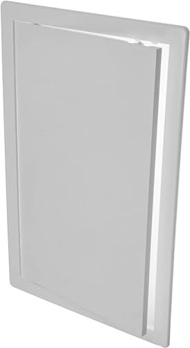 10 x 16 White Plastic Access Panel. Service Shaft Door Panel. Plumbing, Electricity, Heating, Alarm Wall Access - color: White, size: 10" x 16"