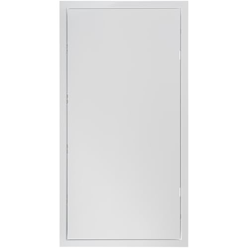 Repa Market 10 x 20 Inch Access Panel for Drywall – White Galvanized Steel Wall Hole Cover/Door Panel/Cover Plates with Latch – Heavy-Duty Service Hatch for Plumbing, Electrical, HVAC Access Door - color: White, size: 10 X 20